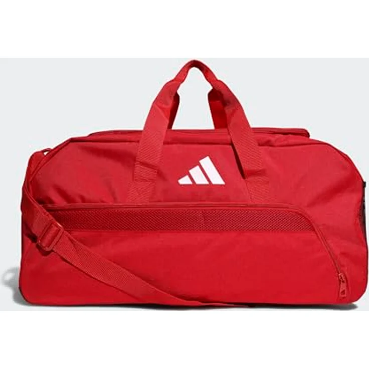 Adidas Tiro League Duffelbag M, praktische Sporttasche aus recycelten Materialien, schwarz – Bild 5