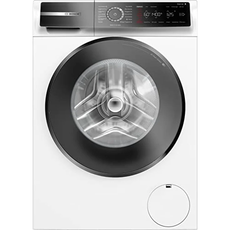 BOSCH WGB256A40 Waschmaschine Serie 8, Frontlader mit 10kg Fassungsvermögen, 1600 UpM, Home Connect, i-DOS mit Waschmittelscan, Iron Assist, Mini Load, Active Water Plus, Weiß, 60cm – Bild 1