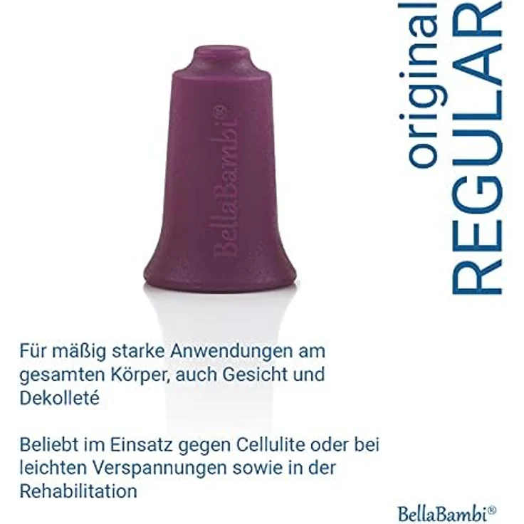 BellaBambi® original, solo REGULAR Faszien Cup, Schröpfsauger in Orchidee, für Wellness und Beauty – Bild 8