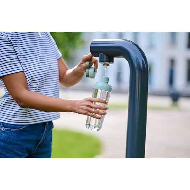 Mepal VITA Trinkflasche, grün und transparent, auslaufsicher, 700 ml, spülmaschinenfest, Ø 7,5 cm – Bild 4