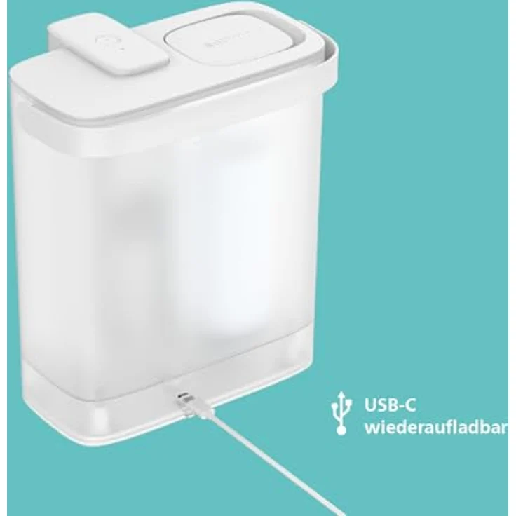 Philips Instant-Wasserfilter-Kanne (3 L) – Antikalk+ Filtration, reduziert Kalk & Chlor, digitale Filteranzeige, USB-C aufladbar – Bild 4