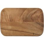 Zassenhaus Frühstücksbrettchen Holz | 2er Set | aus nachhaltiger Akazie | Brotzeitbrett | pflegeleicht | robust | 26 x 17 cm