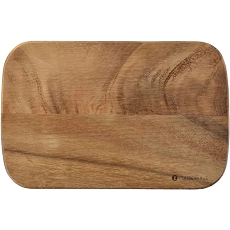 Zassenhaus Frühstücksbrettchen Holz | 2er Set | aus Akazie | Brotzeitbrett | pflegeleicht | robust | 26 x 17 cm – Bild 1