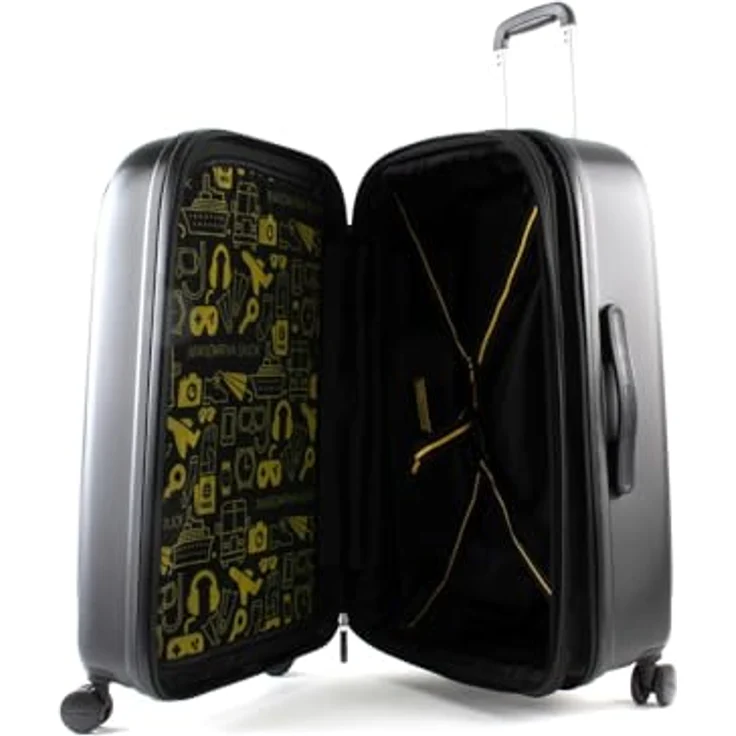 Mandarina Duck Logoduck 4-Rollen Trolley 69 cm Schwarz (89 l, L) – Bild 3