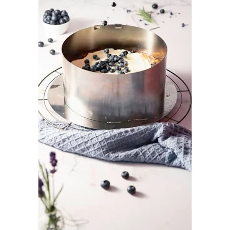 Lares Cakeboard Tortenunterlage Tortenretter aus Edelstahl Größe: 32cm – Bild 3