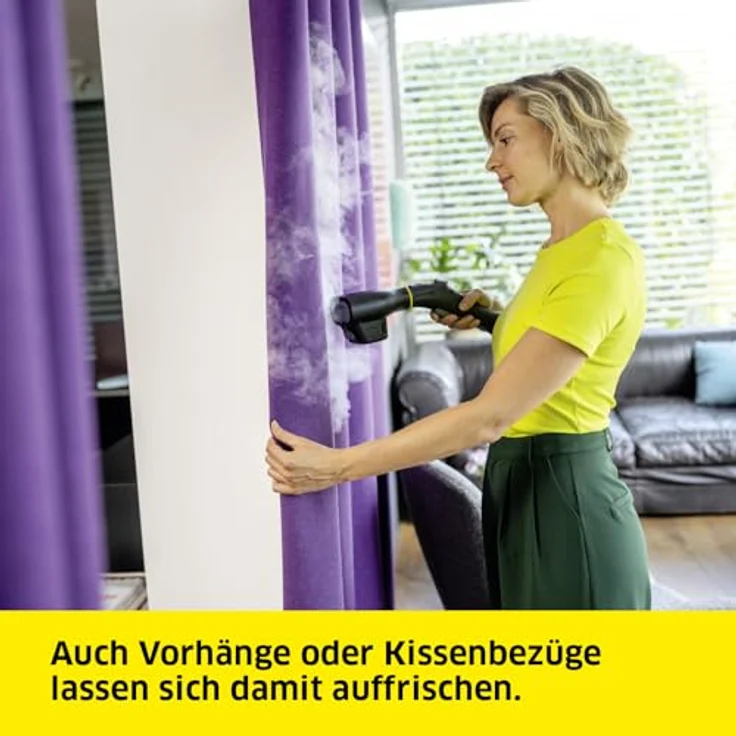 Kärcher Dampfglätter, Kunststoff, passend für alle Kärcher Dampfreiniger, besonders trockener und heißer Dampf, schwarz – Bild 3