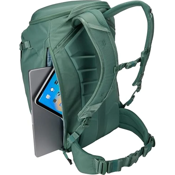 Thule Landmark Reiserucksack 55 cm, Laptopfach, 100% Polyester, hazy green – Bild 9