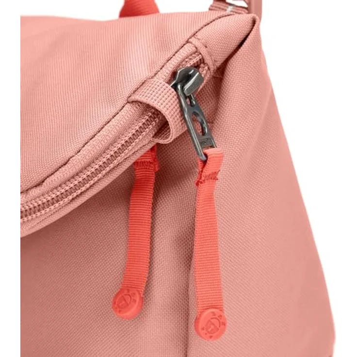 Pacsafe Go Saddle Crossbody Bag, Umhängetasche mit RFID-Blocker und Schlitzschutz, altrosa, 5-7 l Volumen – Bild 11
