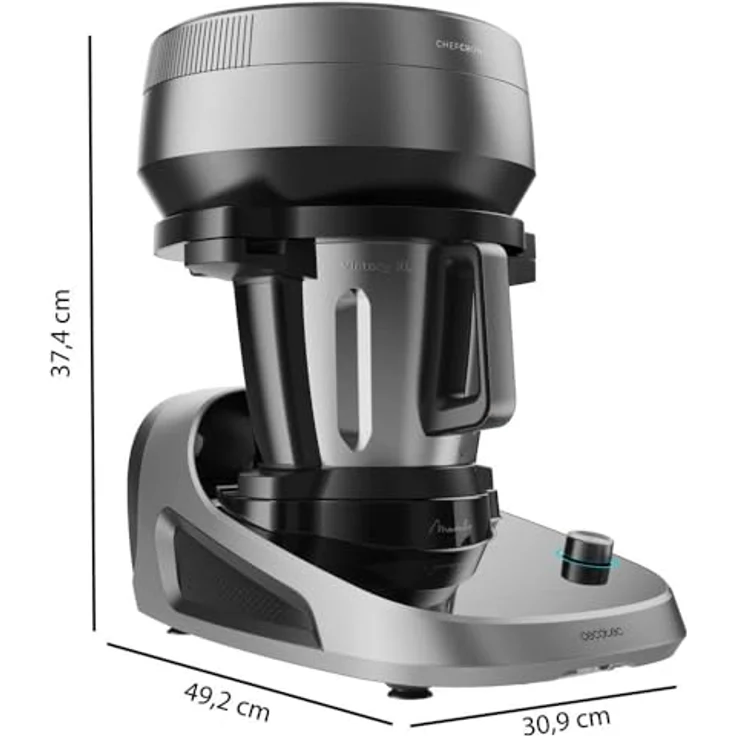 Cecotec Küchenroboter Mambo CooKing Victory, 1700 W, 45 Funktionen, 5L Victory Krug, mit Dampfgarer oder Kochkorb – Bild 2