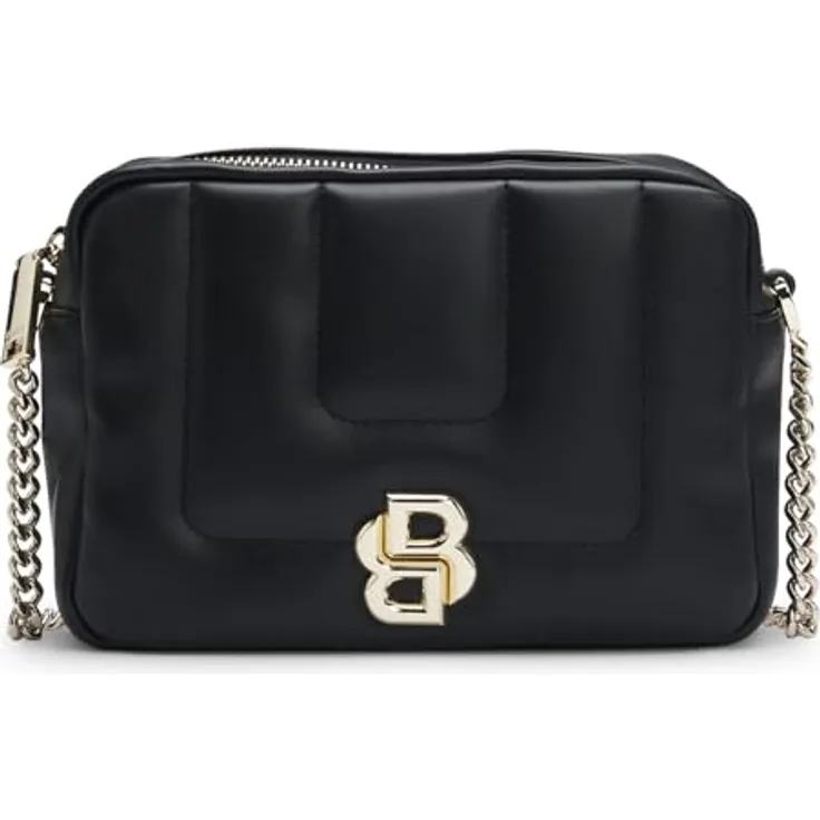 Hugo Boss Bodybag B Icon CB, Crossbody Bag aus hochwertigem Kunstleder, schwarz, 21 x 6.5 x 14 cm