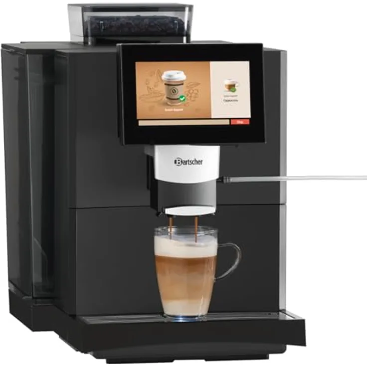 Bartscher Kaffeevollautomat Easy Plus 550, 60 Tassen/Stunde, Schwarz