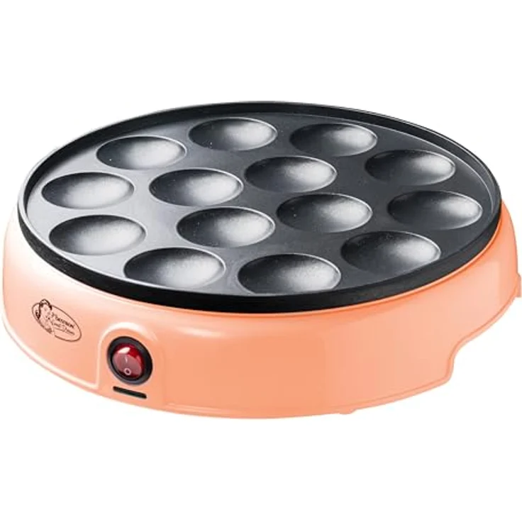 Bestron Poffertjes-Maker APFM700, 800 W, 14 Mini-Pfannkuchen mit Antihaftbeschichtung und Schnellheizelement – Bild 3