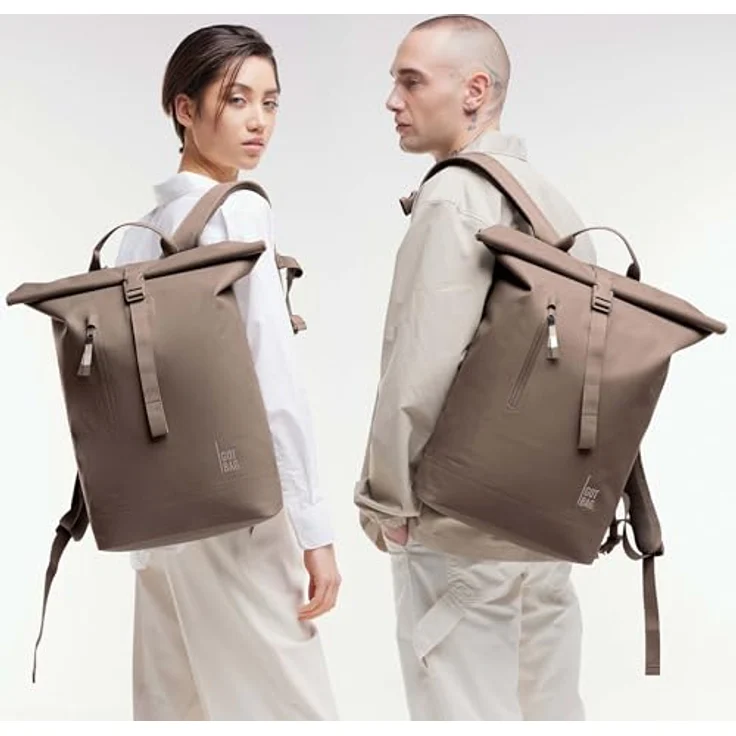 Got Bag Freizeitrucksack Rolltop Lite 2.0, 26 l, Monochrome Oyster, 32 cm Breite, 15 cm Tiefe – Bild 6