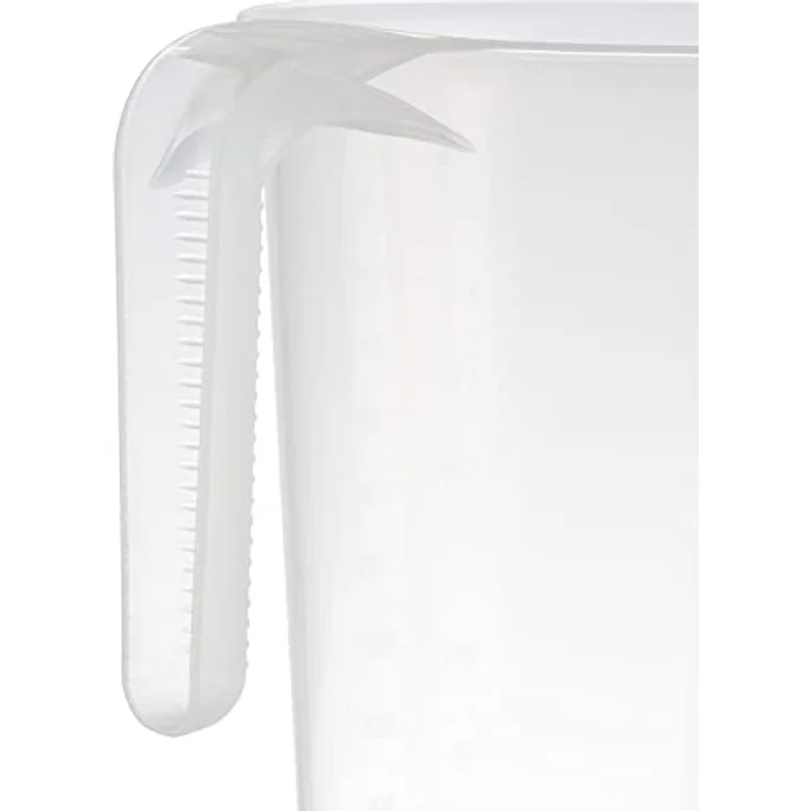 Messbecher -STACKABLE- Ø 15 cm, H: 20,5 cm, 2 Liter Polypropylen mit offenem Griff geprägte Maßskalierung außen Liter- - Milliliter-Einteilung – Bild 4