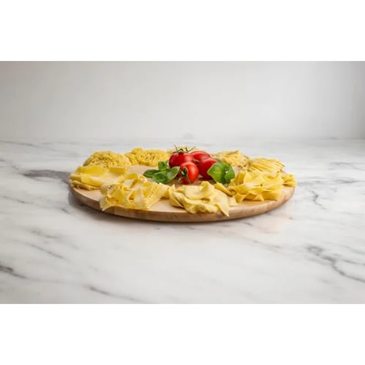 Imperia Duplex, Pastamaschine aus Edelstahl mit Nudelaufsatz für Tagliatelle und Fettuccine, Silber – Bild 3