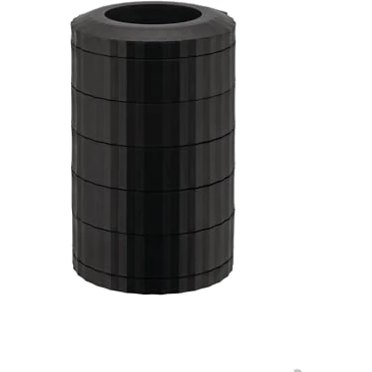 Alessi Plissé MDL19 B – Nespresso-Kapselbehälter mit 5 drehbaren Ablagen, aus thermoplastischem Harz, Schwarz – Bild 1