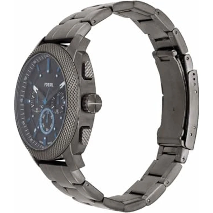 Fossil FS6098, Herren Analog Quarz Uhr mit schwarzem Zifferblatt, Edelstahl-Armband, 44 mm Gehäuse, wasserdicht bis 50 m, 2 Jahre Garantie – Bild 3