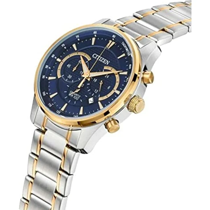 Citizen Herren Armbanduhr AN8194 51L Chronograph, bicolor – Bild 4