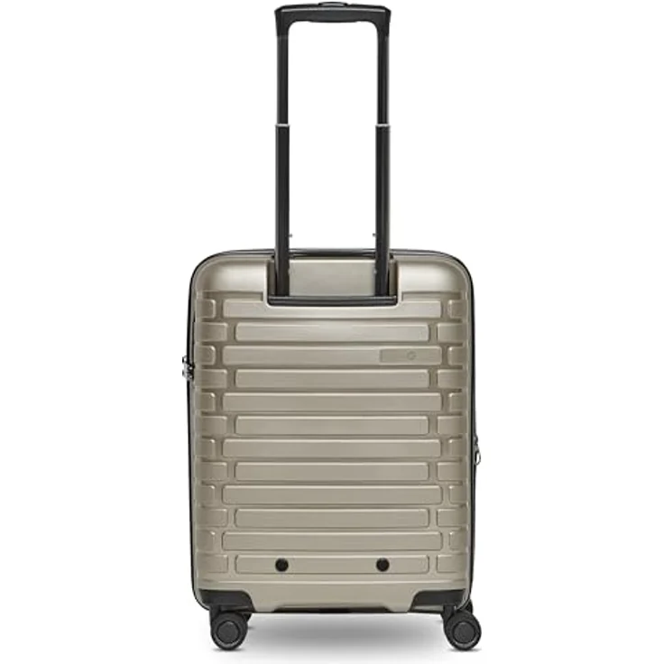 Pactastic Hartschalen Kabinen-Koffer | Kleiner Cabin-Trolley 40 x 20 x 55 cm von 40 auf 48 Liter erweiterbar | aus hochwertigem Polypropylen | 4 Doppelrollen & TSA-Schloss (Collection 04) – Bild 3
