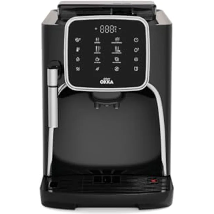 Arzum Okka OK0030-0500 Espresso Pro Vollautomatische Espressomaschine Kaffeemaschine Bronze mit Touchscreen und 19 Bar Pumpendruck