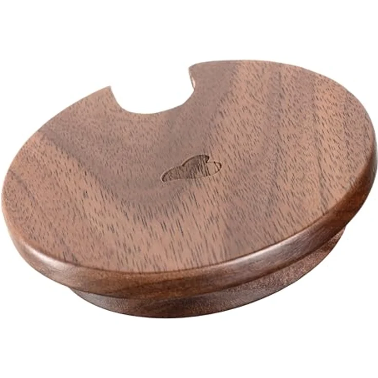 LEONARDO HOME NOVO LEGNO Dosen Set, 2 Stück für Milch und Zucker, klare Glasbehälter mit Holzdeckel, modernes Design, Höhe 7,5 cm – Bild 3