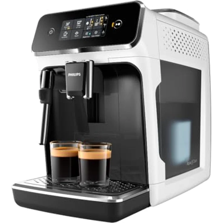 Philips Kaffeevollautomat 2200 Series EP2223/40, für 2 Kaffeespezialitäten, anpassbare Aromastärke, mattschwarz – Bild 2