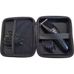 Schutztasche Hardcase für Haarschneidemaschine Friseurbedarf Außenabmessungen 180 x 150 x 60 mm Innenabmessungen 175 x 145 x 58 mm Stoßschutz Schwarz (XL)