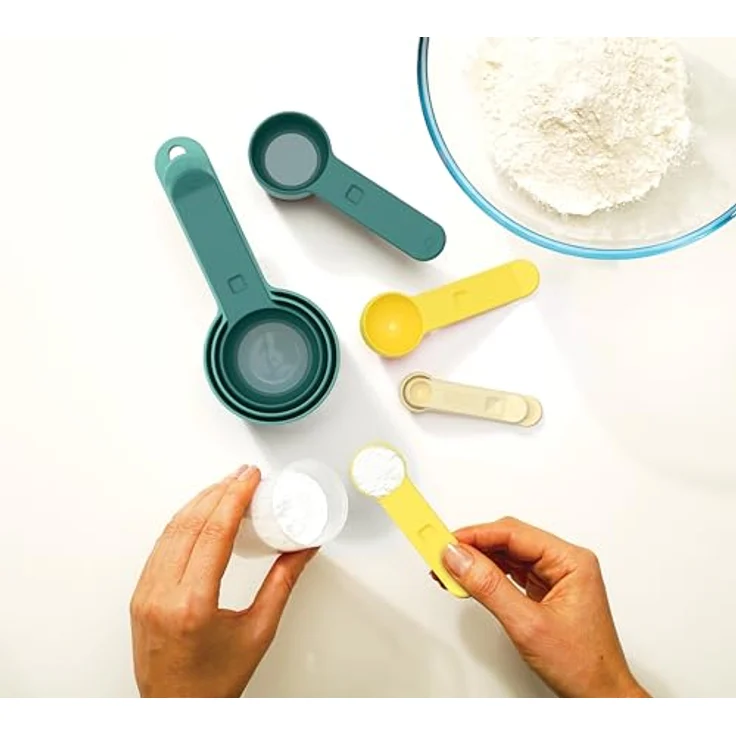Joseph Joseph Nest Measure - Set de 8 Doseurs de Cuisine - Coloris Opal – Bild 5