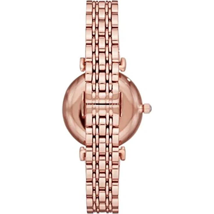 Emporio Armani Uhr für Damen, Zweizeiger Uhrwerk, 32mm Rosegold Edelstahlgehäuse mit einem Edelstahlarmband, AR11267 – Bild 2