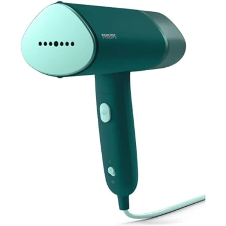 Philips Dampfglätter STH 3020/70, 1000 W, kompakt und einklappbar, grün – Bild 1