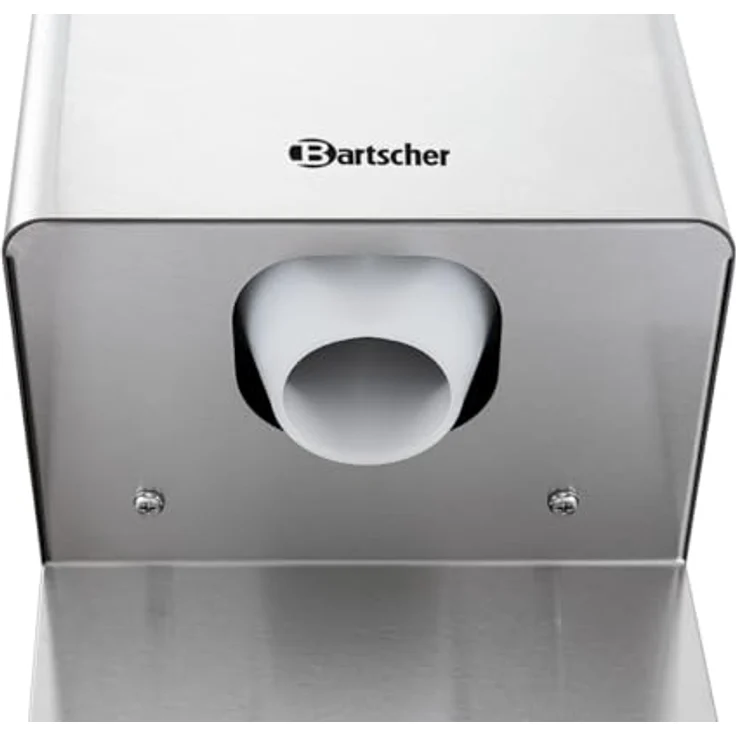 Bartscher Eiscrusher 300, Edelstahl, 60 kg/h Leistung, mit Auswurftrichter, Silber – Bild 3