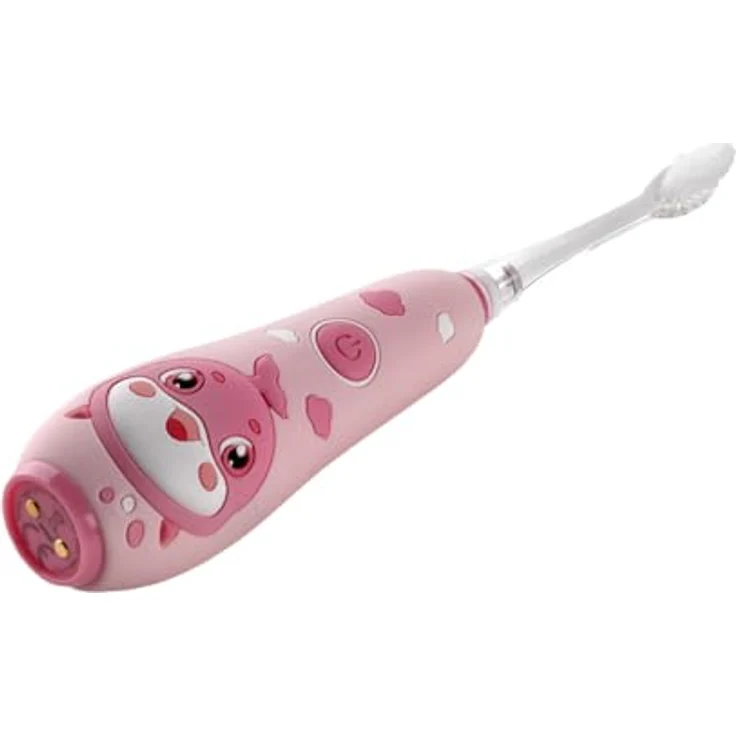 Concept Kido Smile ZK3010, elektrische Zahnbürste für Kinder 1-5 Jahre, pink, sanfte Zahnreinigung, schützt vor Karies, lustiges Design – Bild 3