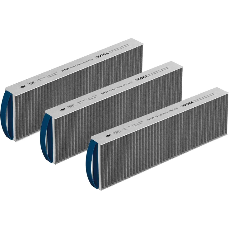 Bora GFESP eSwap Geruchsfilter Plus, 3 Stück Aktivkohlefilter für effektive Geruchsneutralisation, passend für Bora X Pure und M Pure Kochfeldabzüge