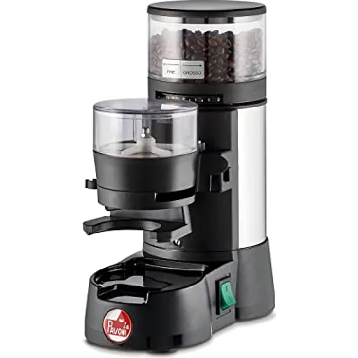 La Mer Pavoni Smeg LPGJDL01EU koffiemolen 95 W Zwart, Zilver, Kaffeemühle, Schwarz, Silber