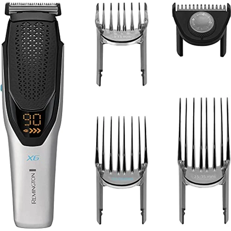 Remington Haarschneidemaschine Profi X6 Power X Series HC6001, 3 verstellbare Aufsteckkämme, Barttrimmer-Kamm, japanische Edelstahlklingen – Bild 1