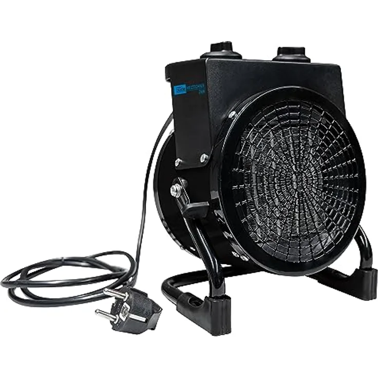 Güde Keramik Heizlüfter GH 2000 K (2000 W, 2 Heizstufen 1000/2000 W, 45 m³ max. Raumheizvermögen, PTC-Keramik Heizelement, stufenloses Thermostat, Überhitzungsschutz)