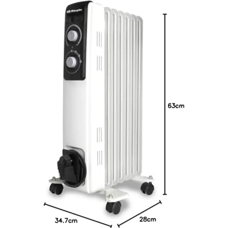 Heizkörper Orbegozo RF1500 Weiß 1500 W, Radiator – Bild 7