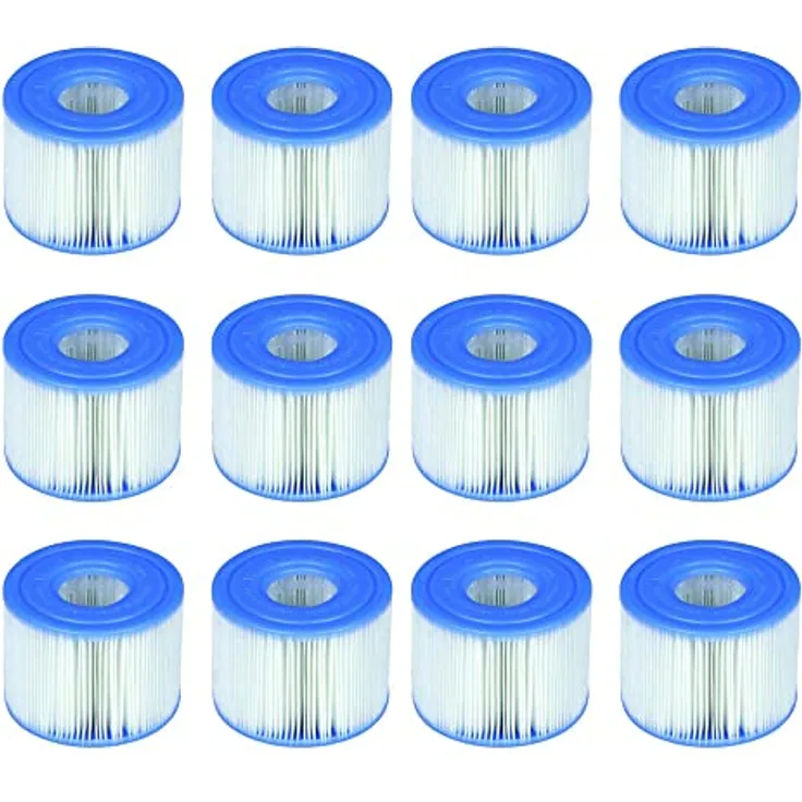 Intex PureSpa Typ S1 Filterkartuschen, 12er Pack, für alle Intex PureSpa Modelle, blau