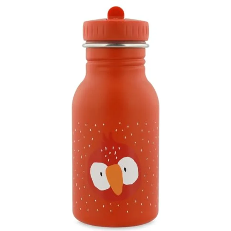 Trixie Baby Edelstahl Trinkflasche 350ml mit Tiermotiv, 15,5 cm hoch, rostfrei und leicht zu reinigen
