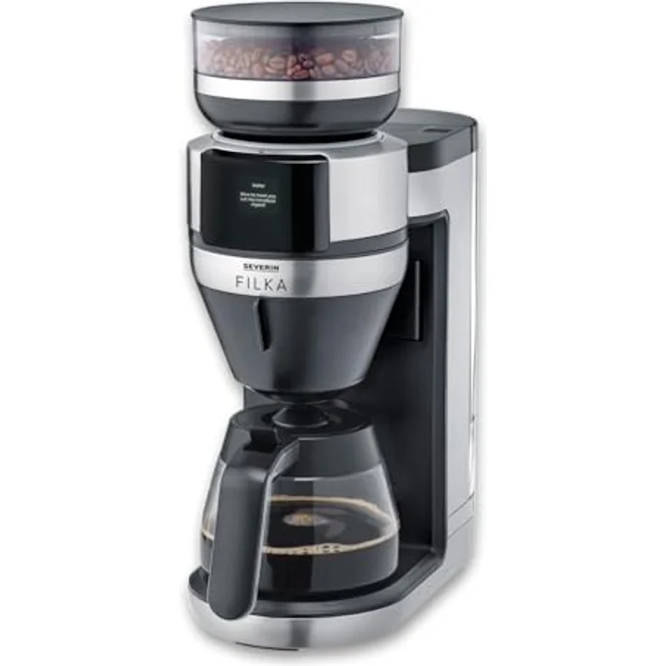 Severin Kaffeemaschine mit Mahlwerk KA 4852 FILKA, 1l Kaffeekanne, Papierfilter 1x4 – Bild 2