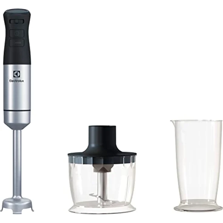 Electrolux E5HB1-6SS Create 5 Pürierstab, Schneebesen, Becher und Minizerkleinerer, 800 Watt, Edelstahl – Bild 1