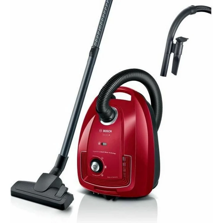 BOSCH Bodenstaubsauger BOSCH BGB38RD2, 600 W, Schwarz/Rot, Teleskopisch, 7 m Kabel, 79 dB, 220-240 V - Preisvergleich – Bild 1