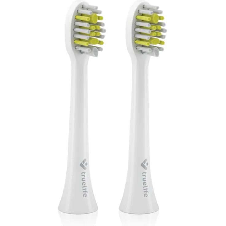 TrueLife SonicBrush Compact Heads White Sensitive, Ersatzkopf für elektrische Zahnbürsten, 2er Pack, effektive Zahnpflege, leicht austauschbar