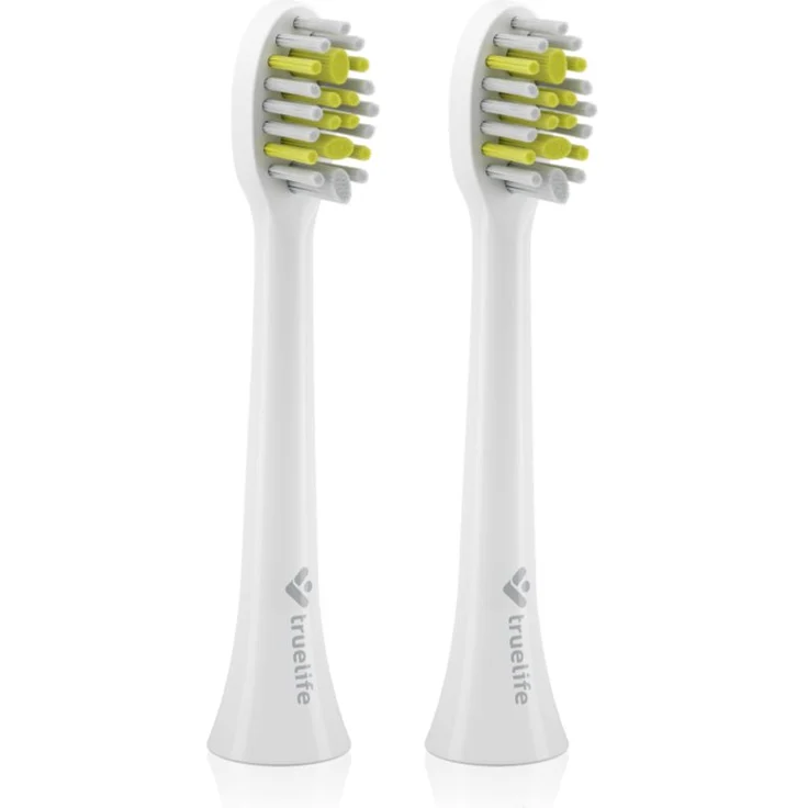 TrueLife SonicBrush Compact Heads White Sensitive, Ersatzkopf für elektrische Zahnbürsten, 2er Pack, effektive Zahnpflege, leicht austauschbar