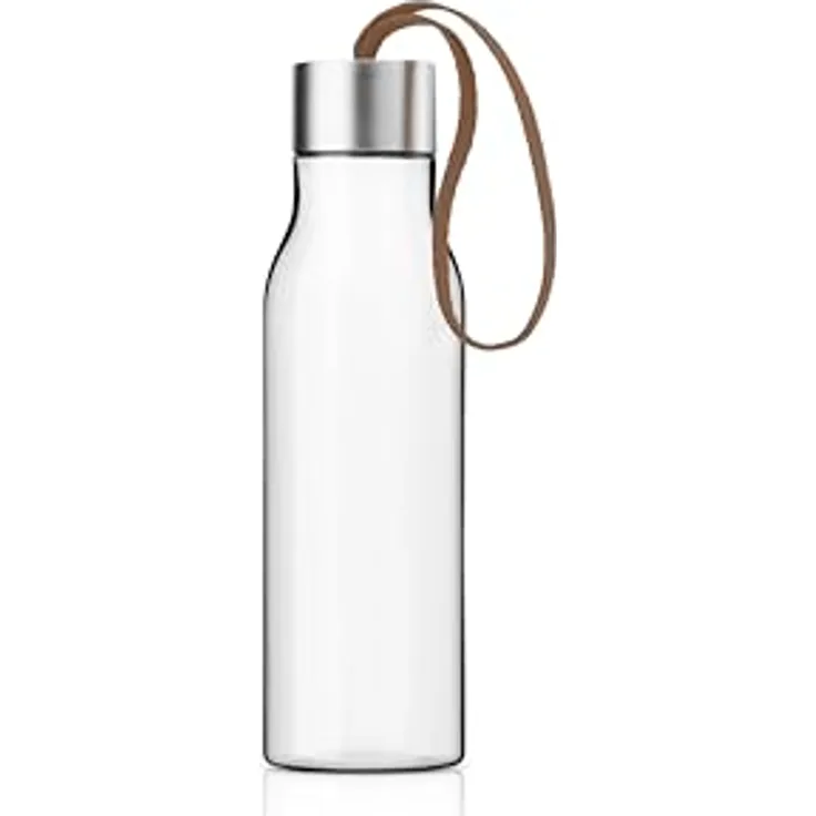 Eva Solo Trinkflasche To Go, 0.5 Liter, Edelstahl-Kunststoff, Mocca, spülmaschinengeeignet, 100% dicht