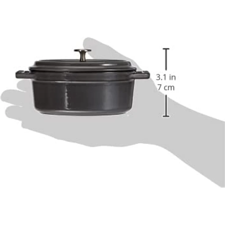 Staub 40500-116-0 Mini Cocotte, Gusseisen, grau, 11 cm – Bild 7