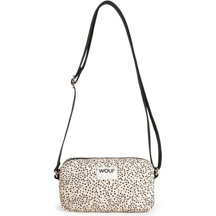 Wouf Daily Umhängetasche 19 cm, beige, 100% Polyester, kompakte Größe (19 cm x 5 cm x 10 cm)