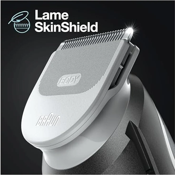 Braun Series 3 Bodygroomer / Intimrasierer Mann, Körperpflege- und Haarentfernung für Herren, für Brust, Achseln, Kammaufsätze 1 / 3 mm, abwaschbar, 80 Min. Laufzeit, Geschenk Mann, BG3340 – Bild 2