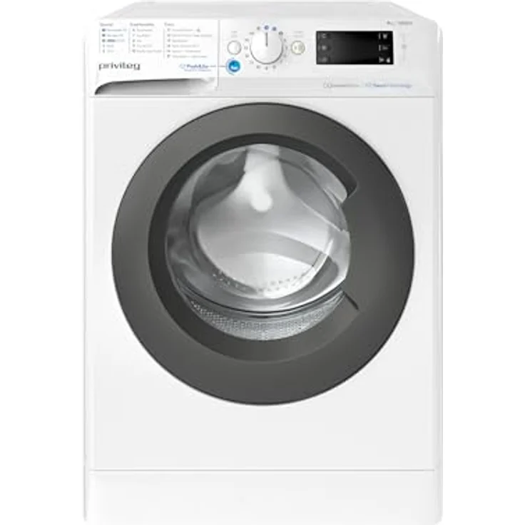 Privileg PWFV X 953 A Waschmaschine Frontlader/1400 U/min/9 kg/EEK A/Push & Go Steam/Dampf-Programme/Schnell 45min Volle Ladung/Schnell-Programme(20/45/60 Min.)/Inverter-Motor/Mehrfachwasserschutz – Bild 1