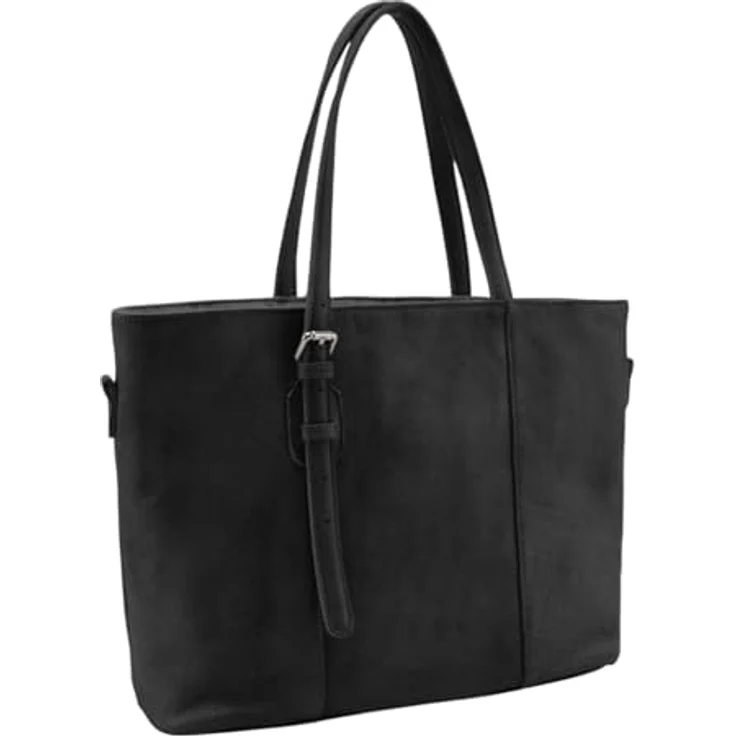 FredsBruder Reversible Wendeshopper aus 100% Leder, 37 cm, schwarz – Bild 2